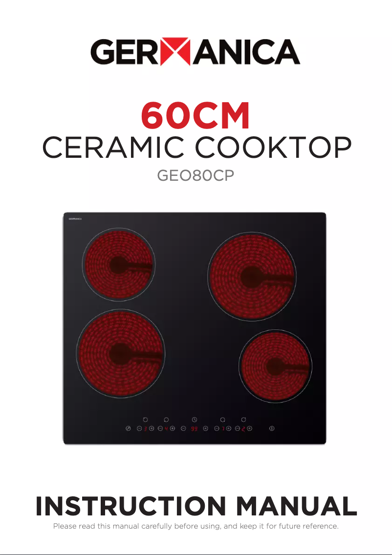 Página 1 del manual Manual de usuario Germanica GEO80CP