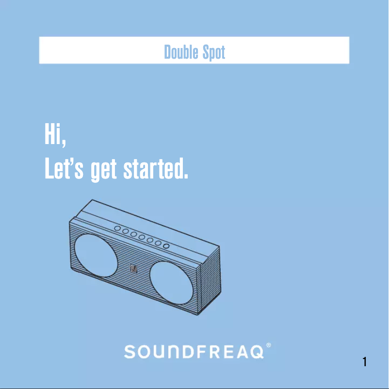Página 1 del manual Manual de usuario Soundfreaq Double Sport