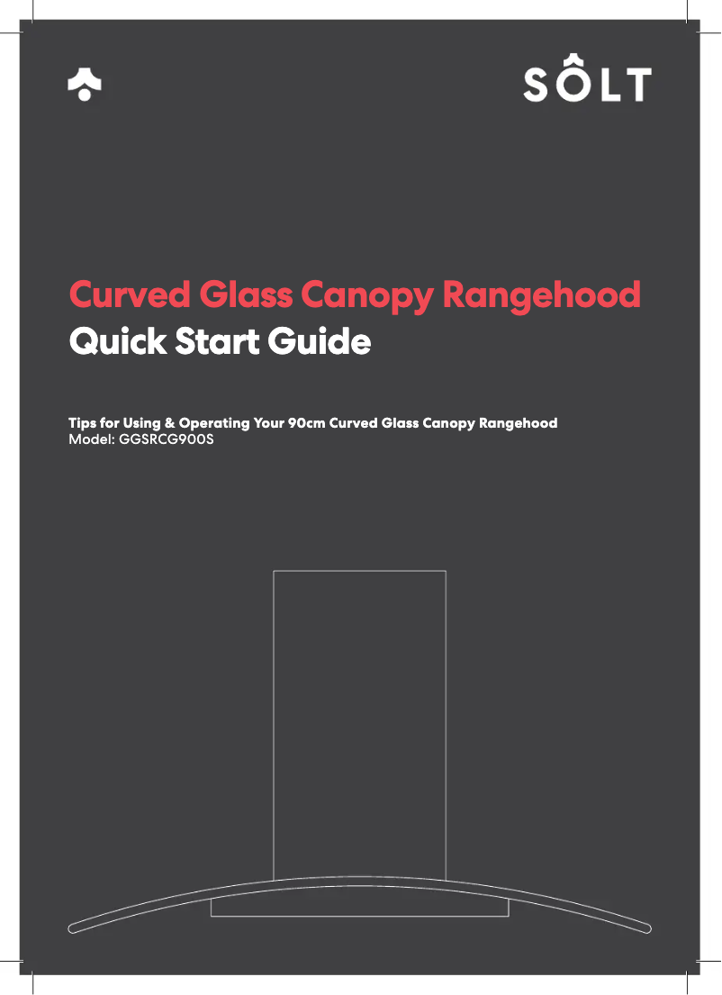 Página 1 del manual Guía de inicio rápido Sôlt GGSRCG900S