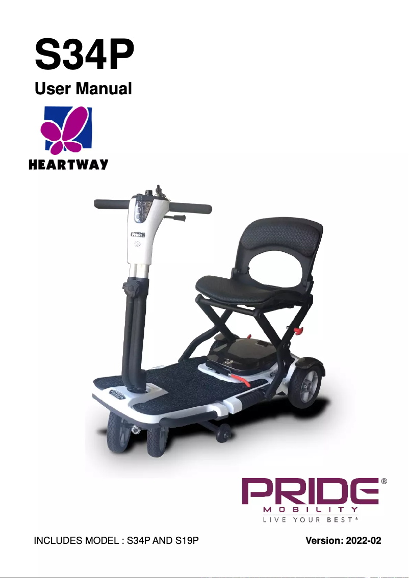 Image de la première page du manuel de l'appareil Go Go Folding Scooter 4-Wheel