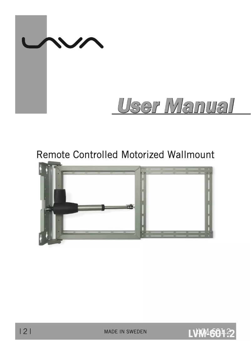 Page 1 de la notice Manuel utilisateur Lava LVM-601.2