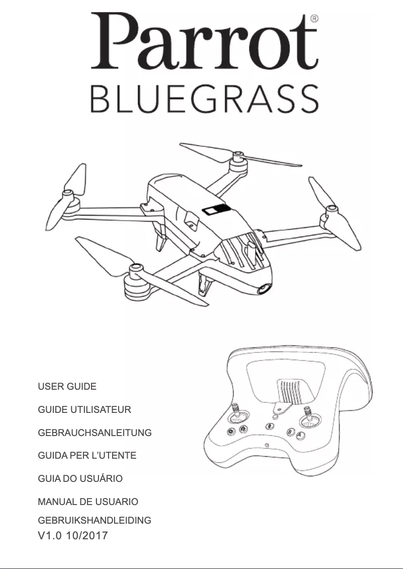Page 1 de la notice Manuel utilisateur Parrot Bluegrass