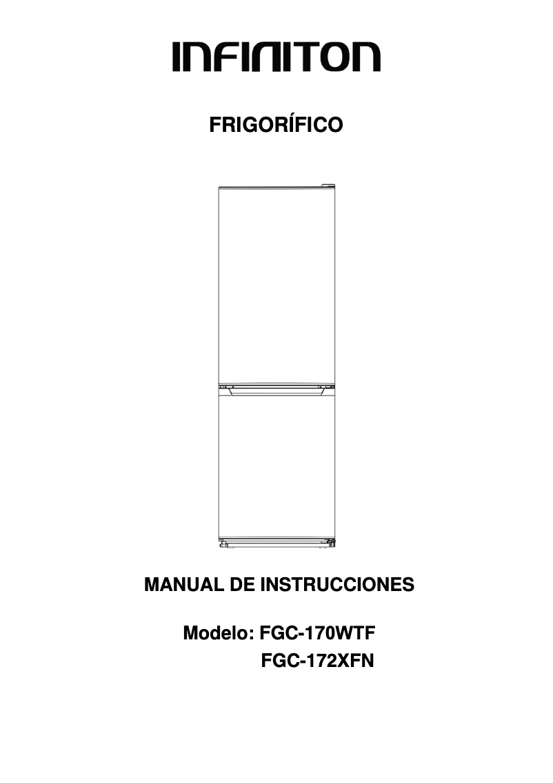Page n°1 - Manuel utilisateur Infiniton FGC-172XFN