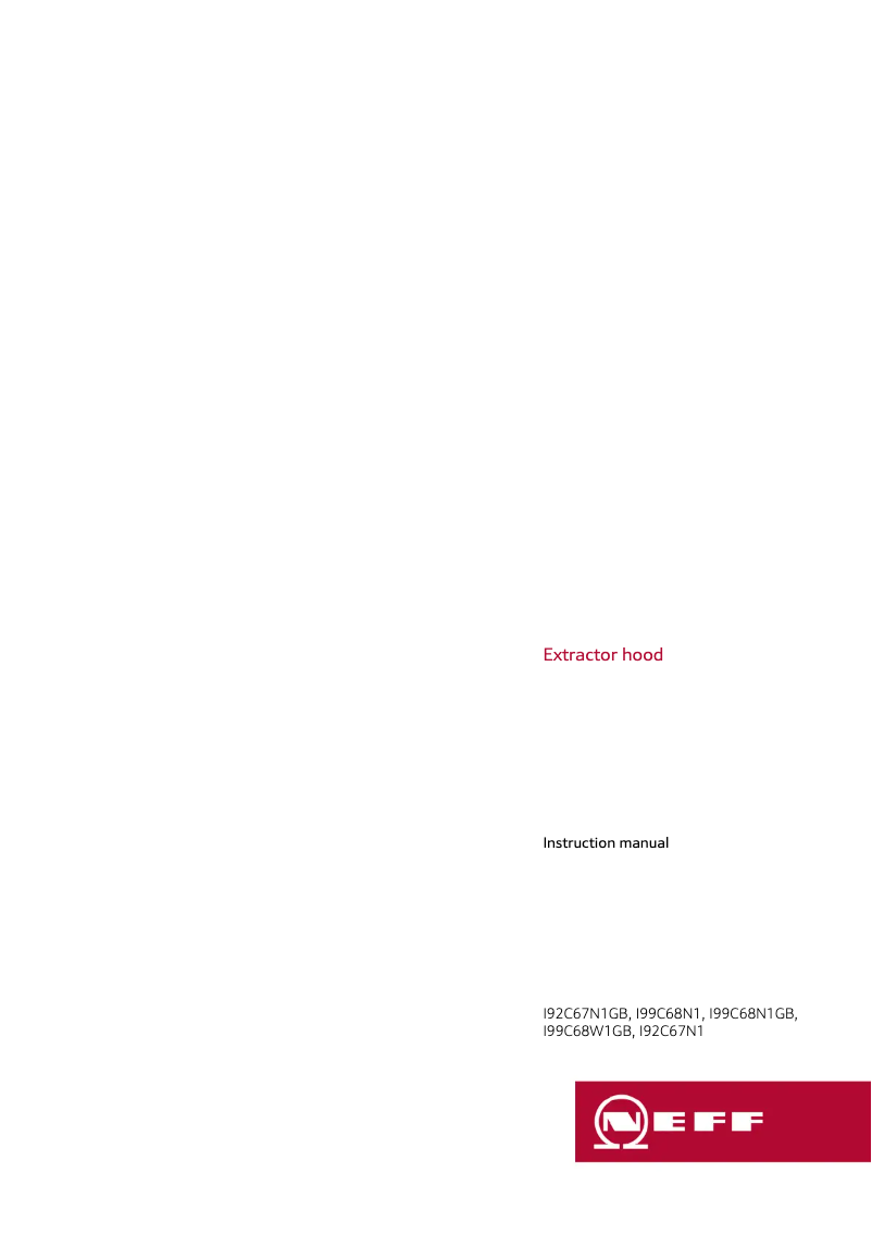 Image de la première page du manuel de l'appareil I99C68N1GB