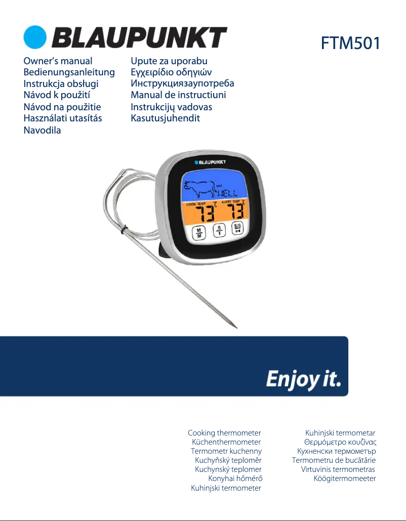 Image de la première page du manuel de l'appareil FTM501