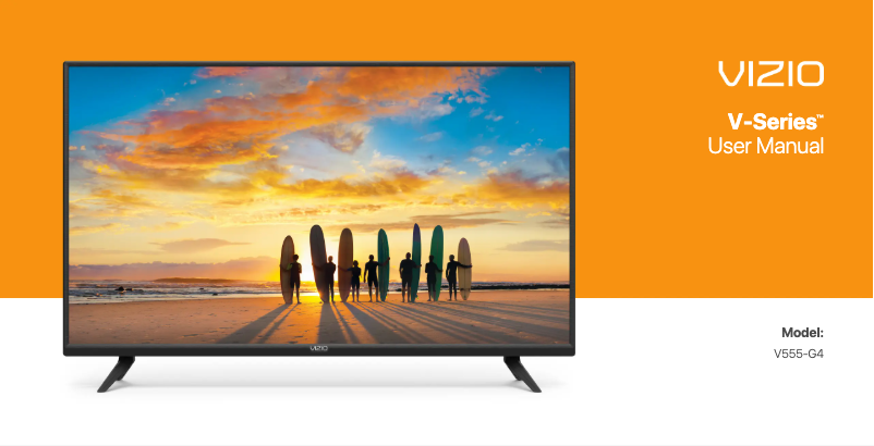 Page 1 de la notice Manuel utilisateur VIZIO V555-G4
