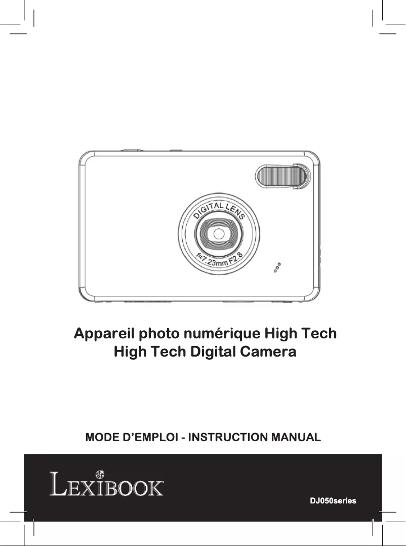 Image de la première page du manuel de l'appareil DJ050