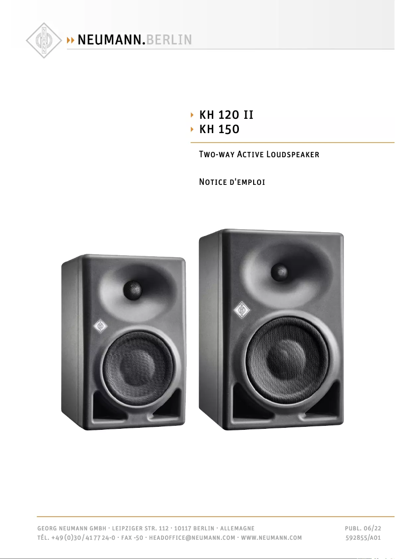 Image de la première page du manuel de l'appareil U 64