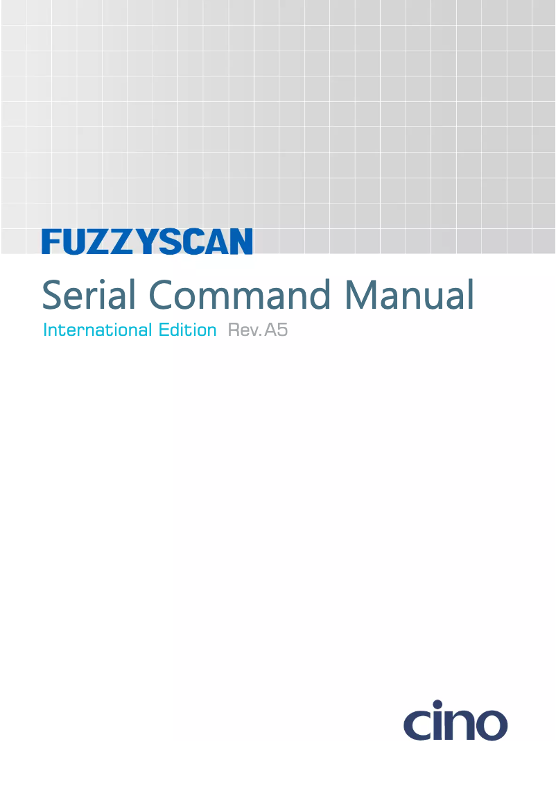 Page n°1 - Manuel utilisateur Cino F790