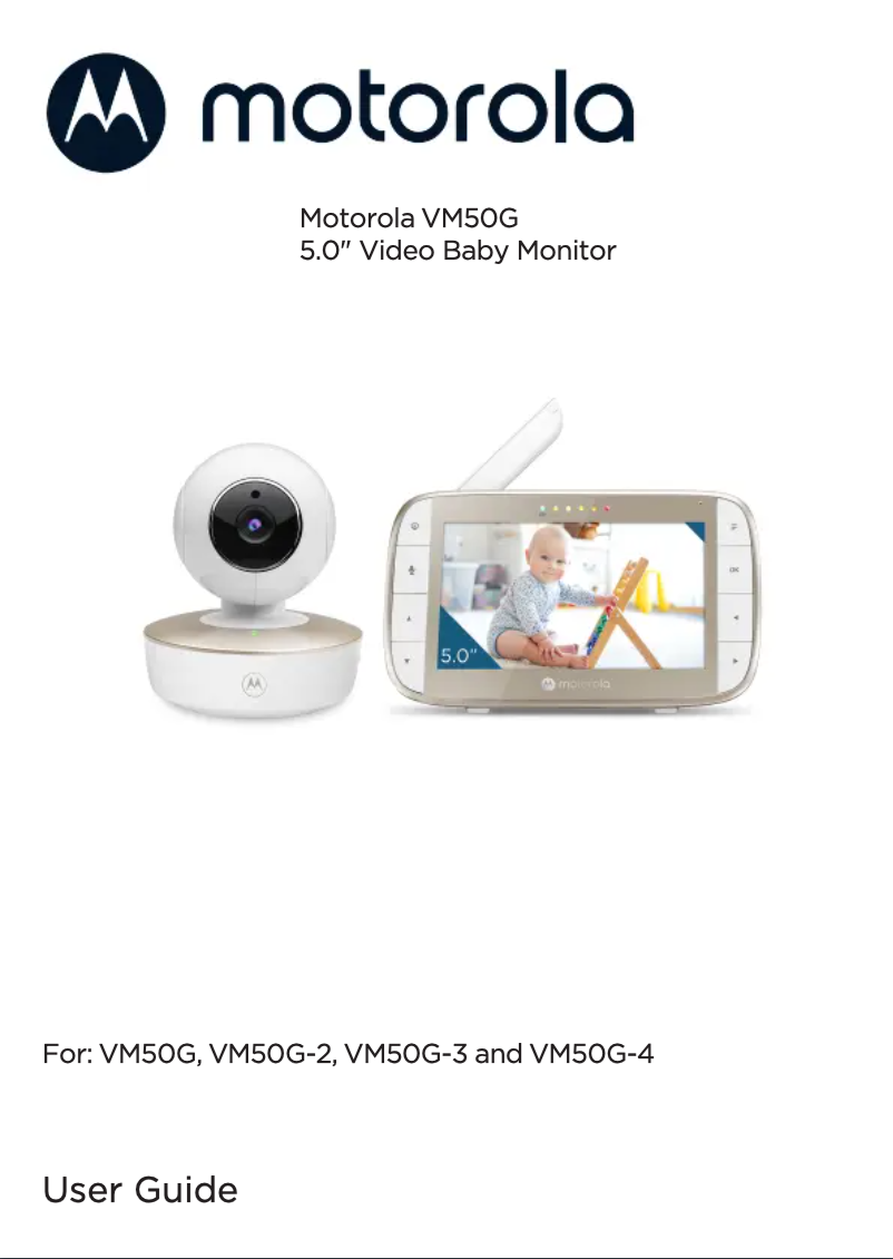 Page n°1 - Manuel utilisateur Motorola VM50G-2