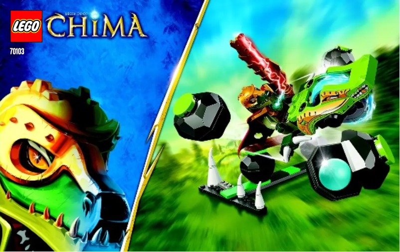 Page 1 de la notice Manuel utilisateur Lego Chima 70103