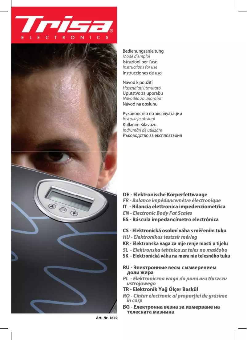 Page n°1 - Manuel utilisateur Trisa 1859