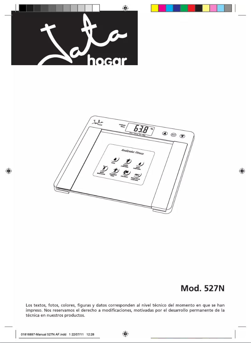 Image de la première page du manuel de l'appareil 527N