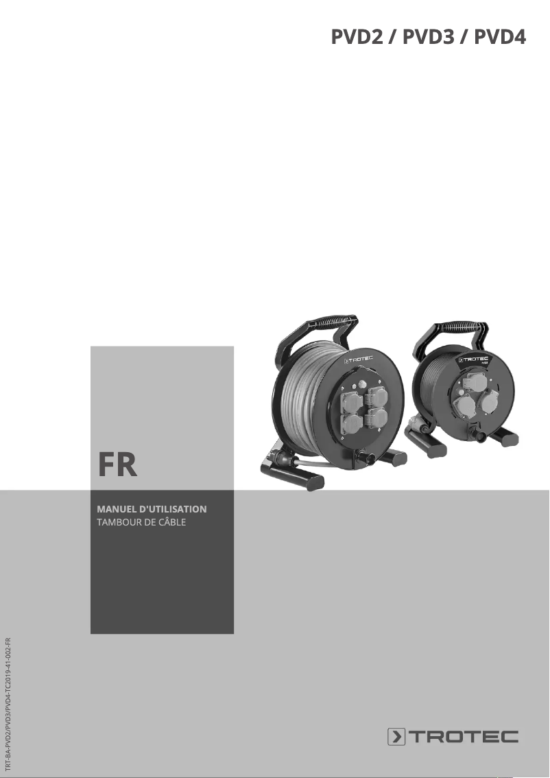 Image de la première page du manuel de l'appareil PVD3