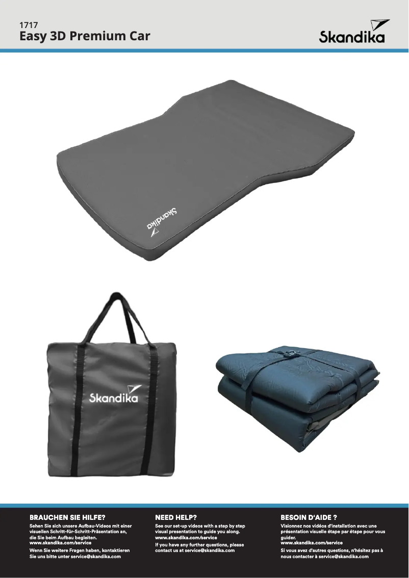 Page 1 de la notice Manuel utilisateur Skandika Easy 3D Premium Car