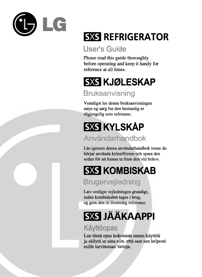 Página 1 del manual Manual de usuario LG GR-B207GVCK