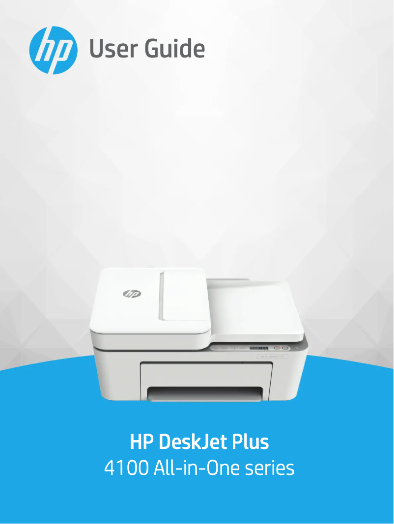 Imagen de la primera página del manual del dispositivo DeskJet Plus 4155