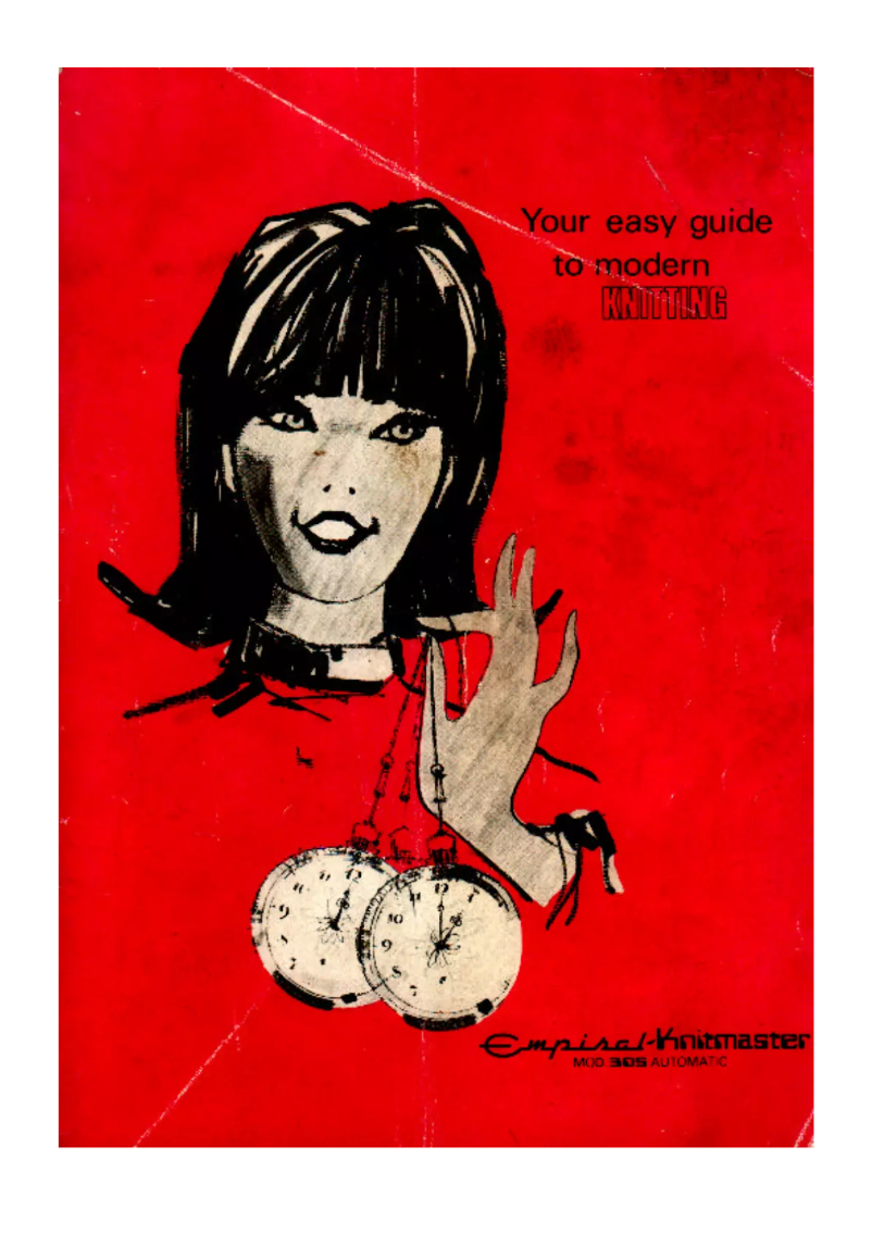 Image de la première page du manuel de l'appareil Knitmaster 305