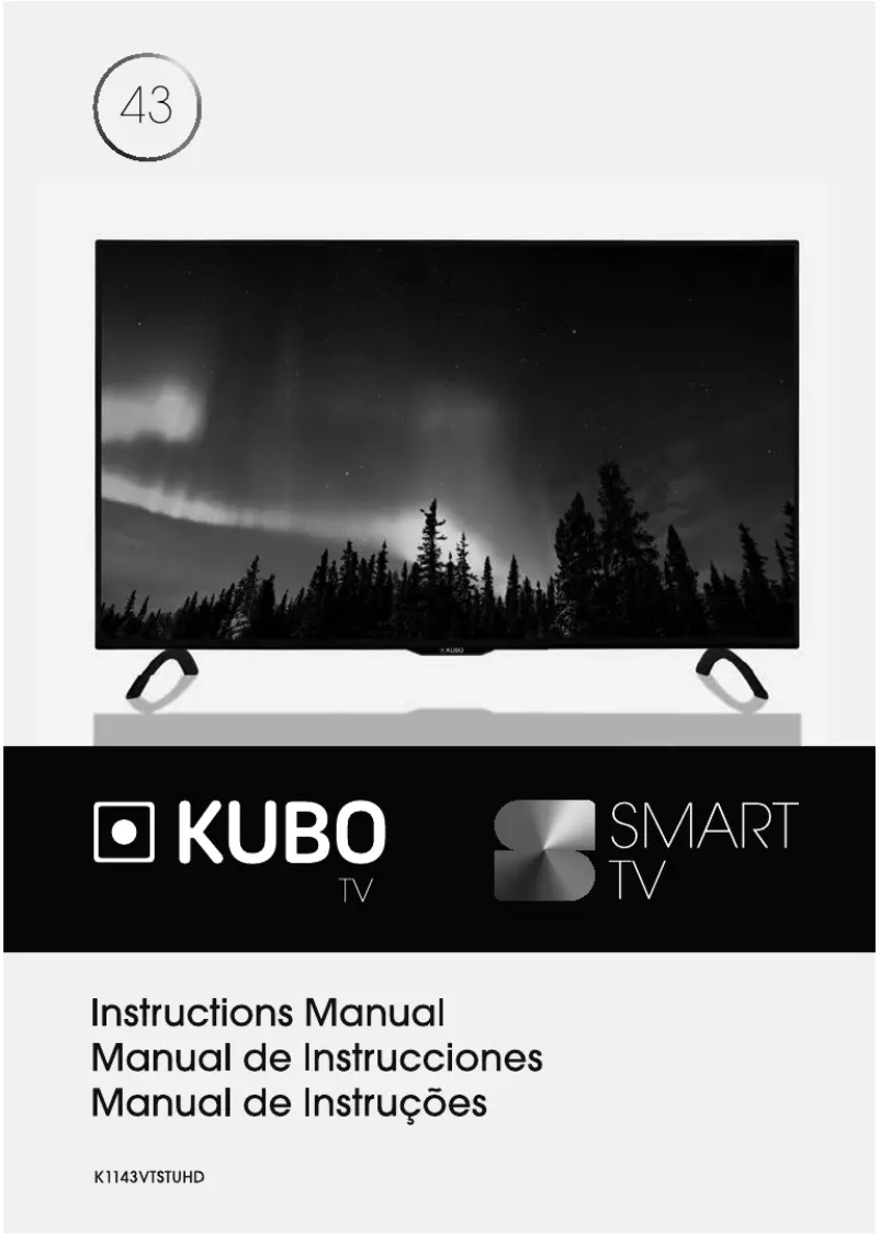 Page 1 de la notice Manuel utilisateur Kubo K1143VTSUHD
