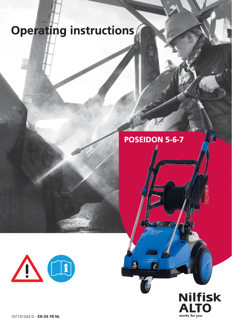 Page 1 de la notice Manuel utilisateur Nilfisk MC 7