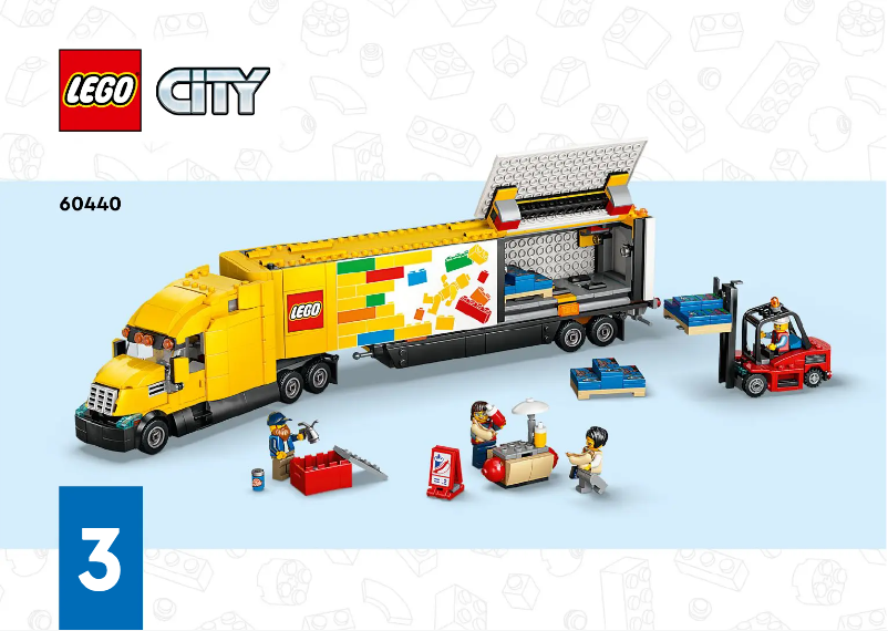 Page 1 de la notice Manuel utilisateur Lego City 60440