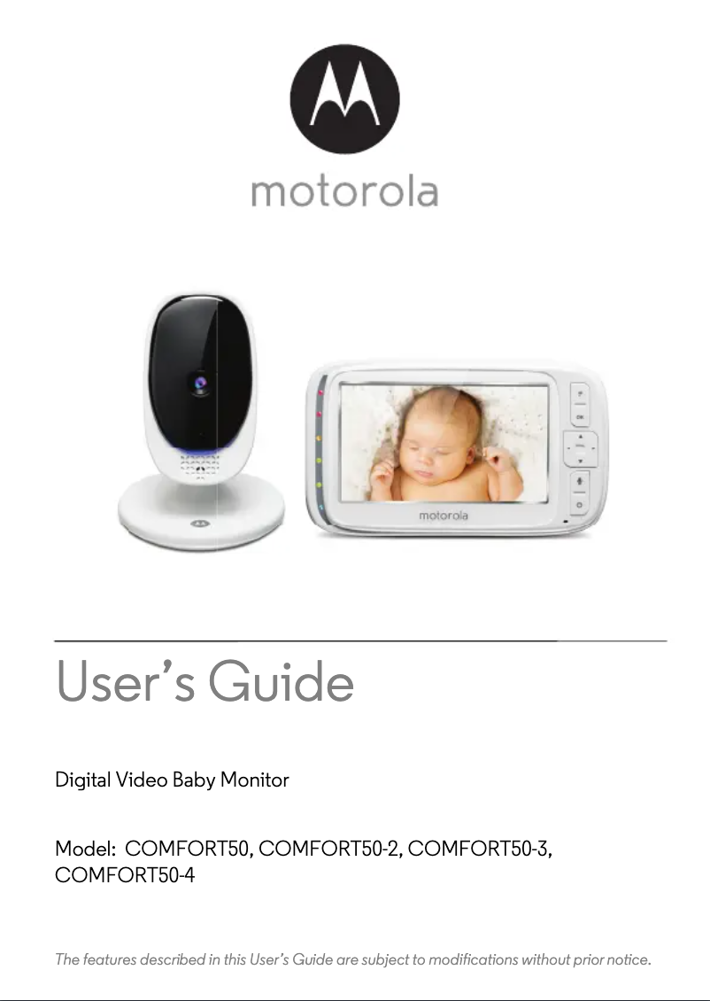 Page 1 de la notice Manuel utilisateur Motorola Comfort 50