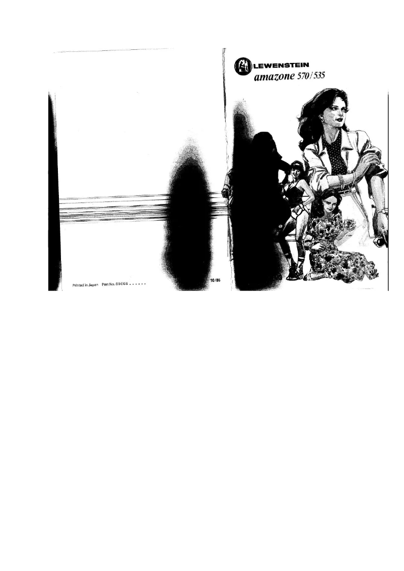 Page 1 de la notice Manuel utilisateur Lewenstein Amazone 570