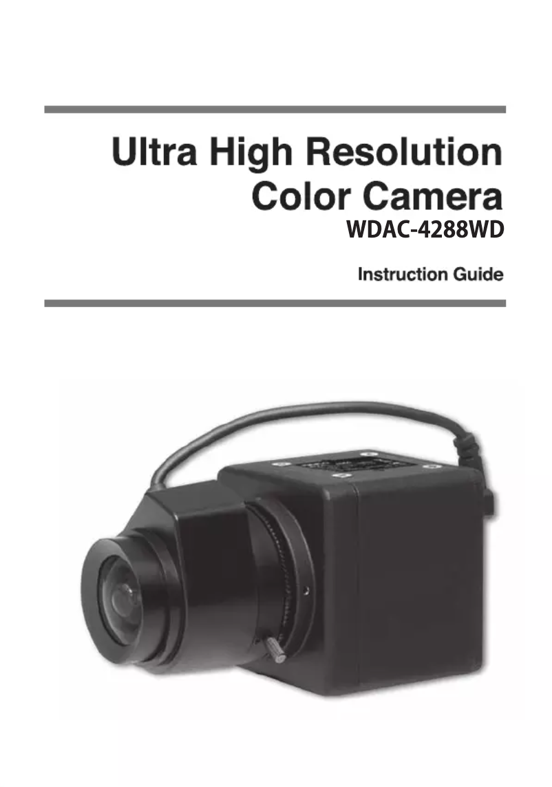 Page 1 de la notice Manuel utilisateur Weldex WDAC-4288WD