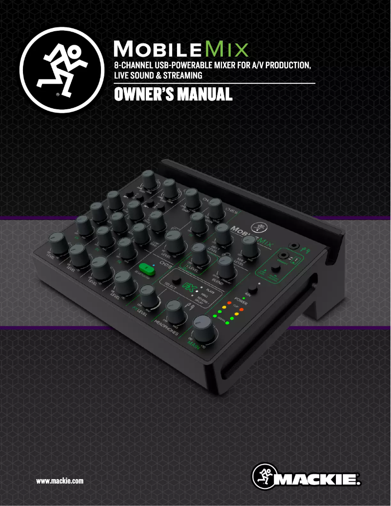 Image de la première page du manuel de l'appareil MobileMix