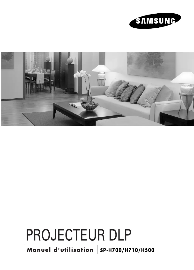 Image de la première page du manuel de l'appareil SP-H700AE