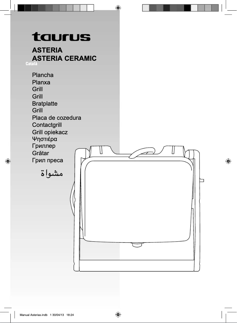 Página 1 del manual Manual de usuario Taurus Asteria Ceramic