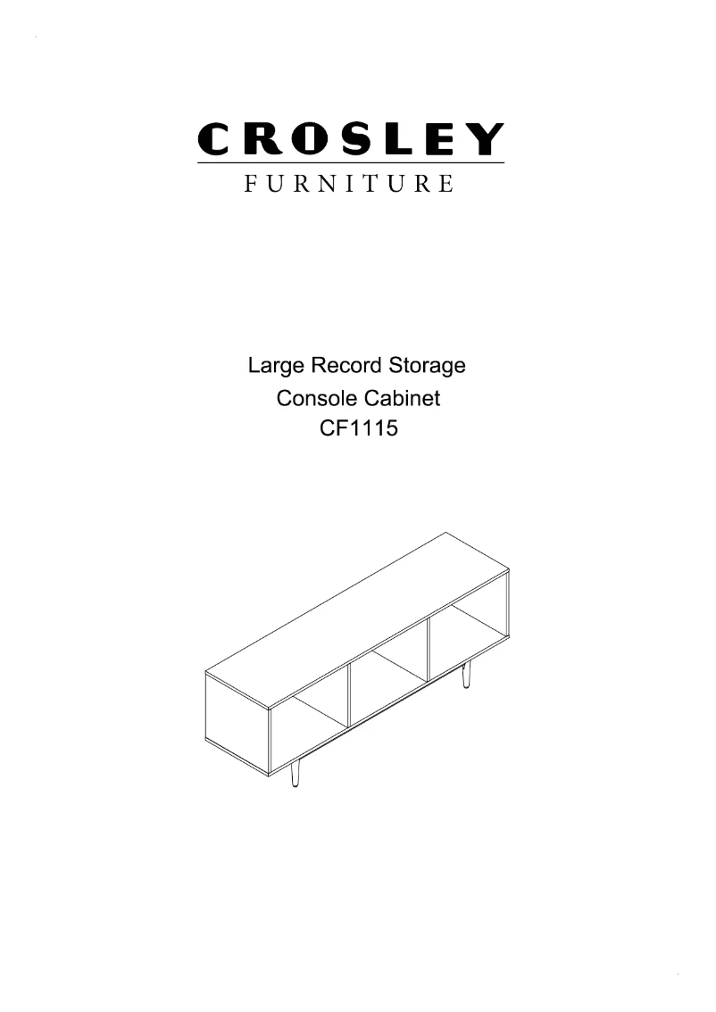 Image de la première page du manuel de l'appareil CF1115