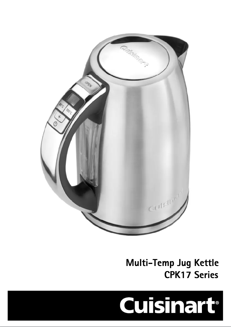 Page 1 de la notice Manuel utilisateur Cuisinart CPK17SU