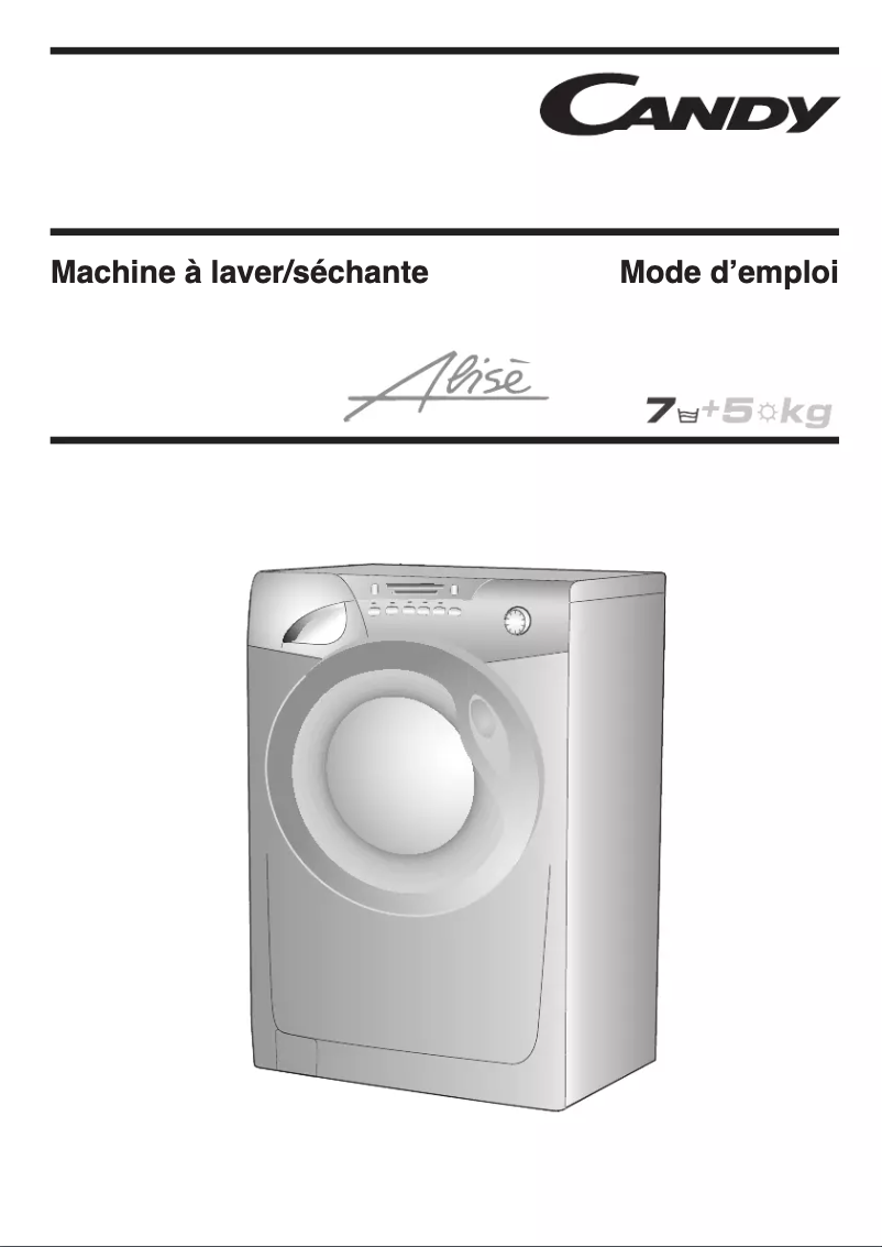 Page 1 de la notice Manuel utilisateur Candy GOW 4751DS-47