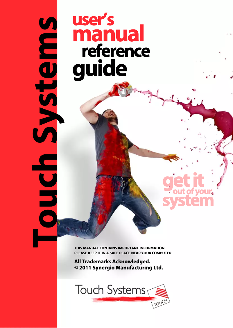 Page n°1 - Manuel utilisateur Touch Systems Corporate Touch B61W7P-I2310