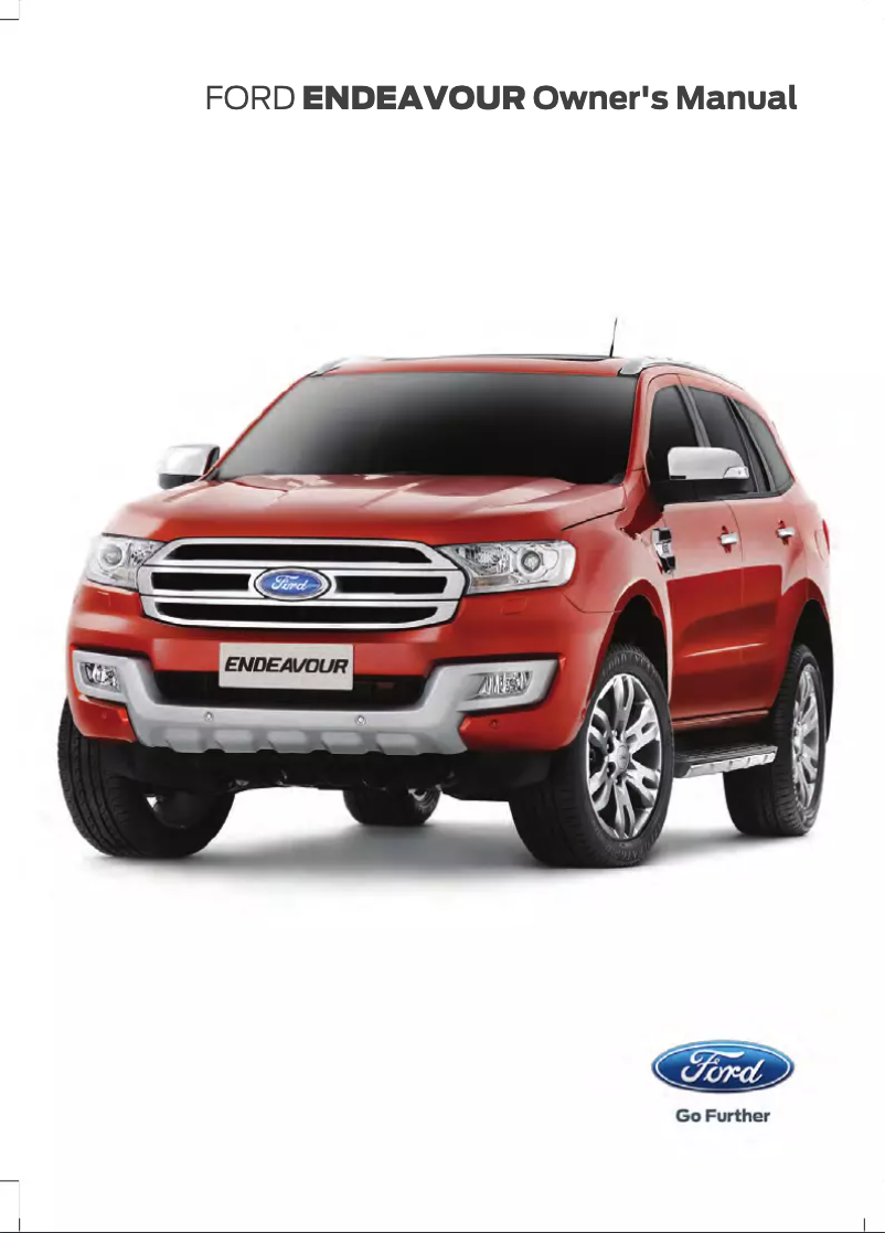 Page 1 de la notice Manuel utilisateur Ford Endeavour (2015)