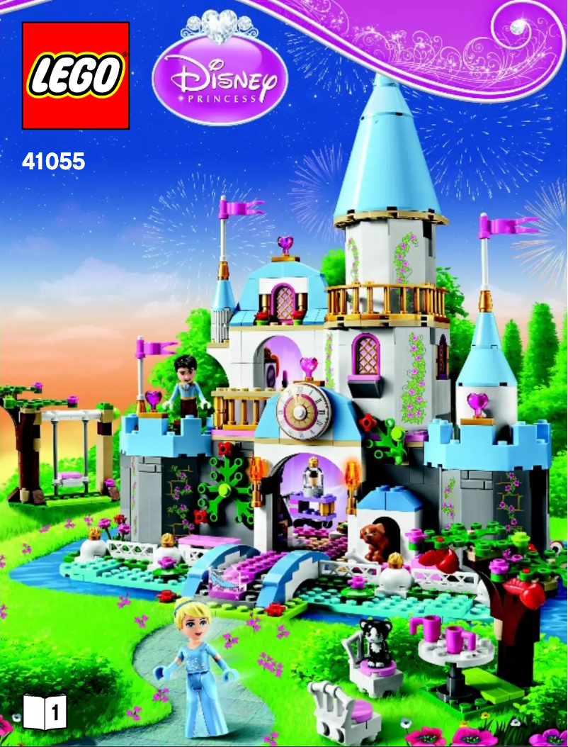 Page 1 de la notice Manuel utilisateur Lego Cinderella's Romantic Castle