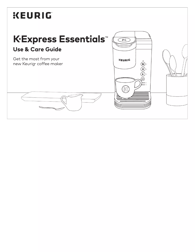 Page n°1 - Manuel utilisateur Keurig K-Express Essentials