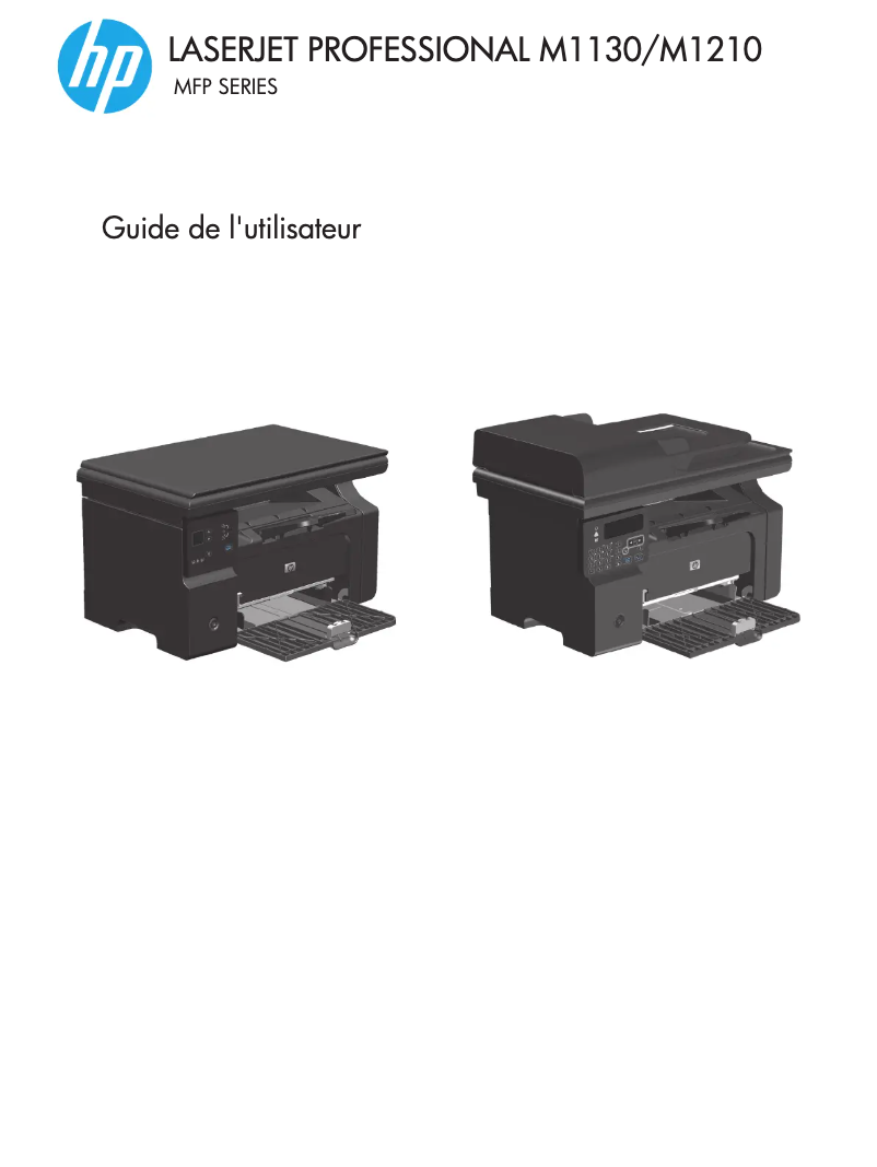 Image de la première page du manuel de l'appareil LaserJet Pro M11