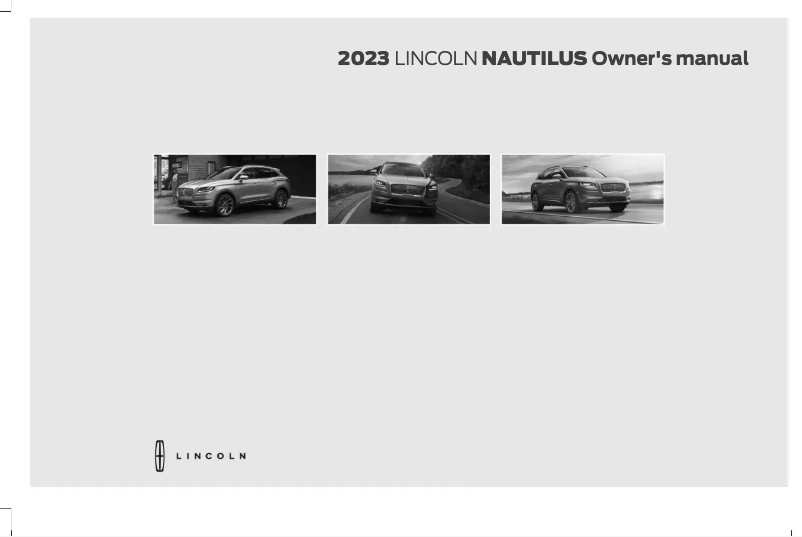 Image de la première page du manuel de l'appareil Nautilus (2023)