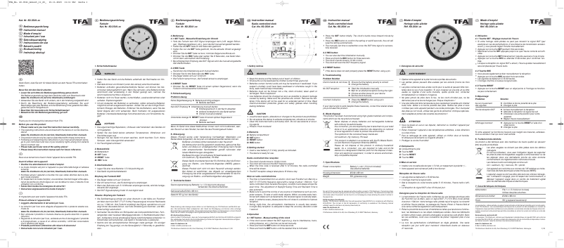 Página 1 del manual Manual de usuario TFA 60.3541.09
