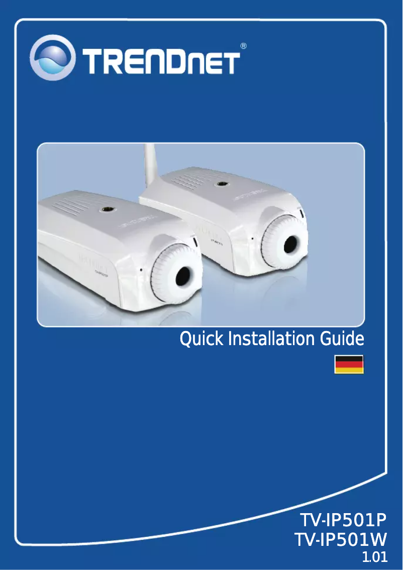 Page n°1 - Mode d'emploi TRENDnet TVIP501P