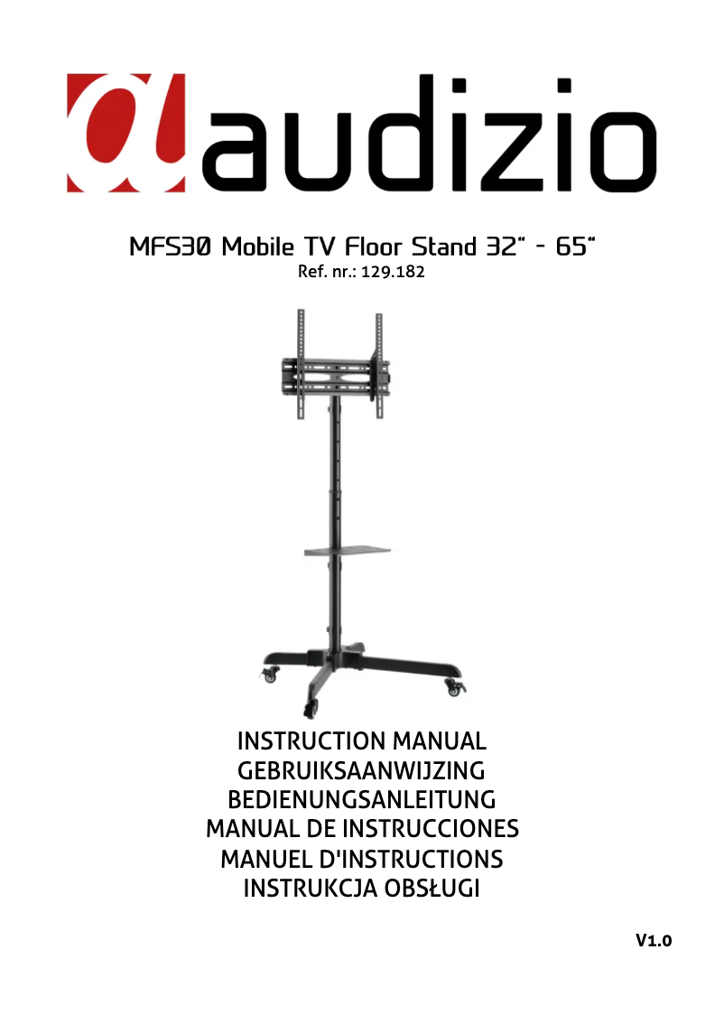 Page n°1 - Manuel utilisateur Audizio MFS30