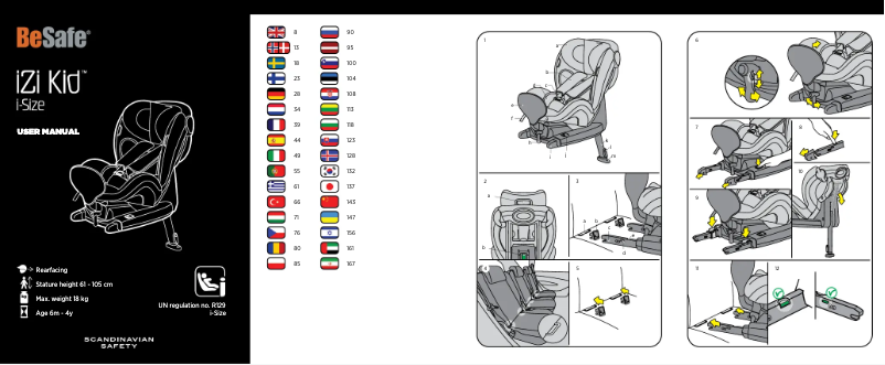 Image de la première page du manuel de l'appareil iZi Kid X3 i-Size