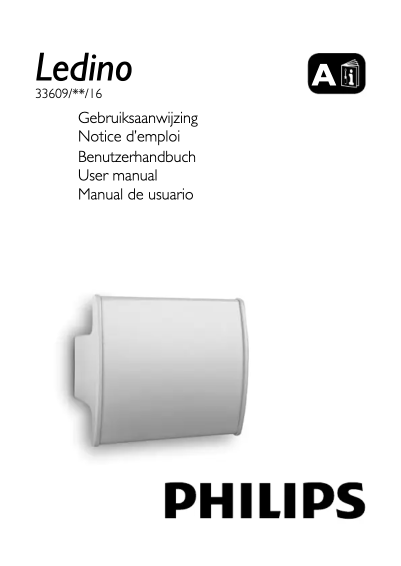 Page 1 de la notice Manuel utilisateur Philips Ledino 336091116