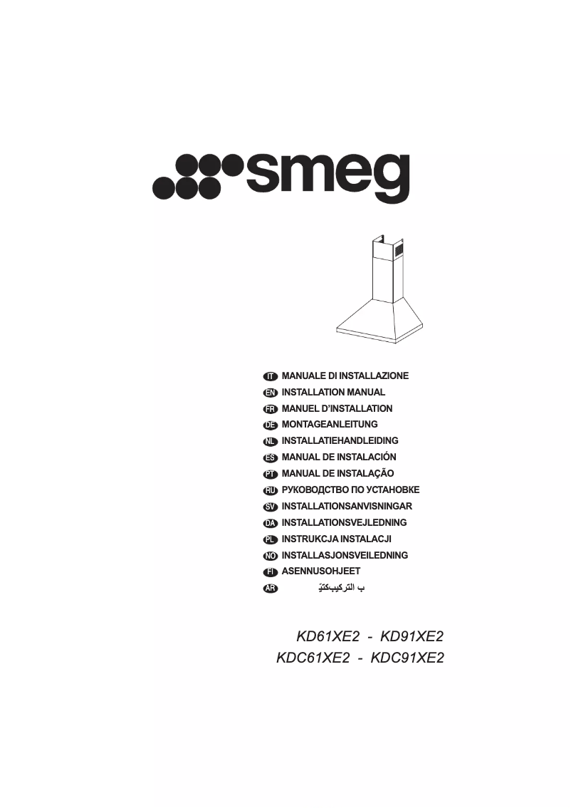 Page n°1 - Manuel utilisateur Smeg KDC61XE2