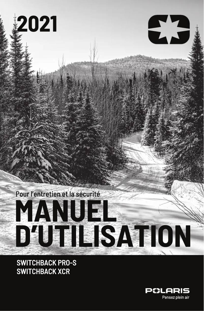 Image de la première page du manuel de l'appareil 850 Switchback Pro S (2021)
