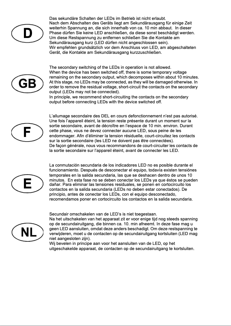 Page 1 de la notice Manuel utilisateur SLV 464144