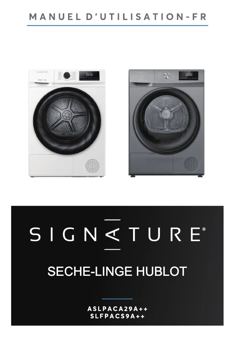 Page n°1 - Manuel utilisateur Signature ASLPACA29A