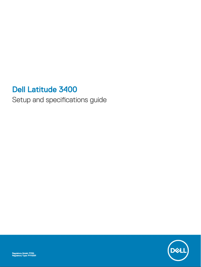 Page n°1 - Manuel utilisateur Dell Latitude 3500